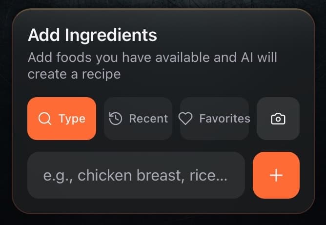 Recipe Builder